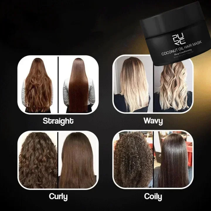 Keratin Collagen Pro Hair Mask Repair Dry Split Ends Frizzy Damaged Deeply Moisturize Soft Smooth Shiny Women Hair Care Products